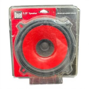 Dual R54S Speaker Car Audio 5.25" Red New Factory Replacement 40W RMS 4 Ohm